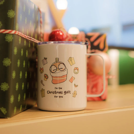 达意小岛-咖啡貓頭鷹聖誕杯-gift禮物