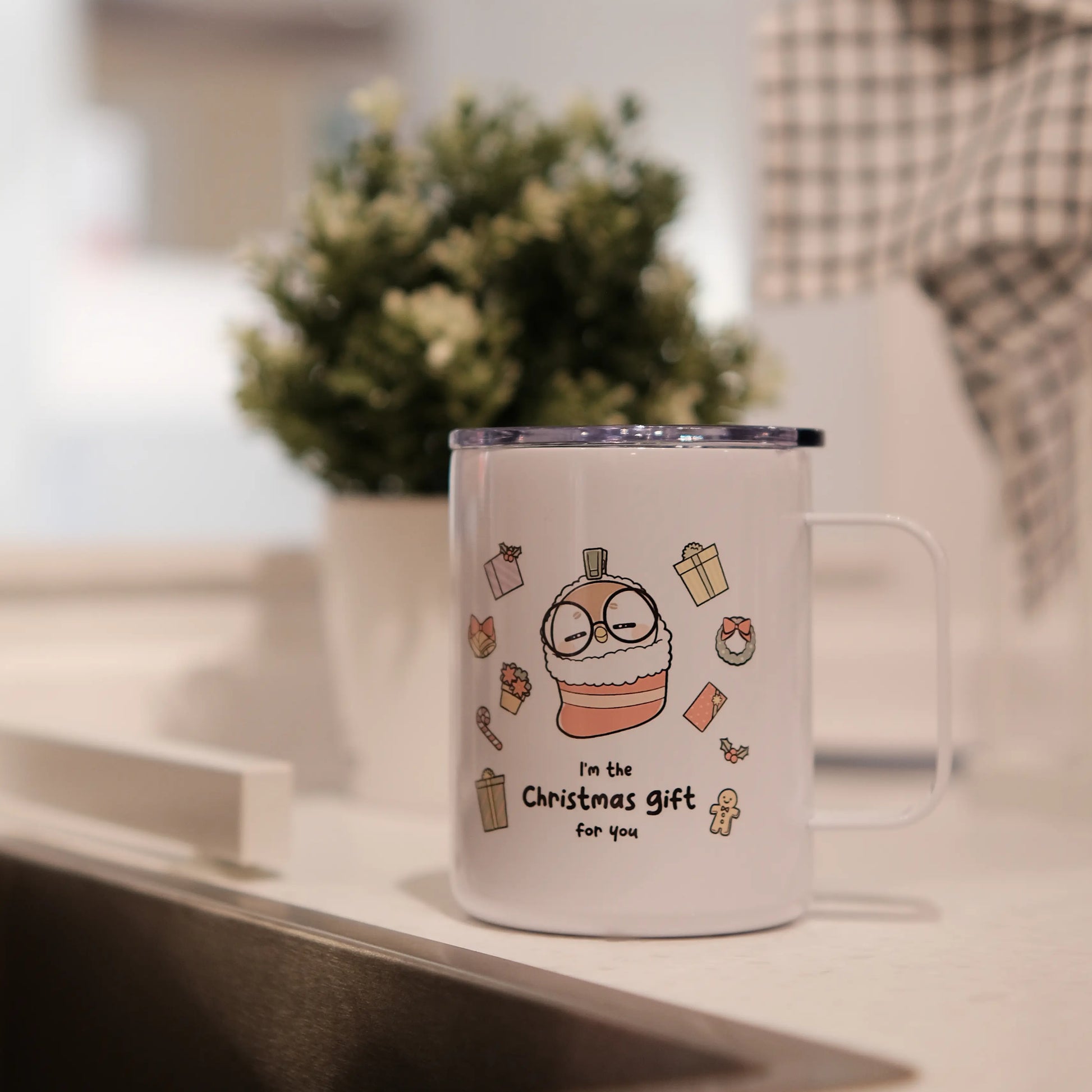 达意小岛-咖啡貓頭鷹聖誕杯-gift禮物