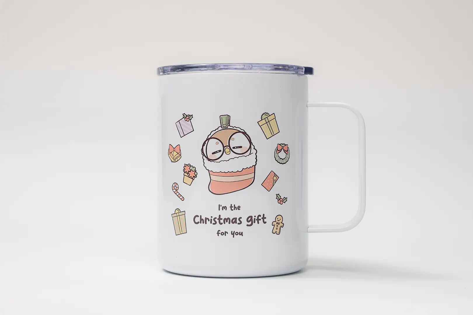 达意小岛-咖啡貓頭鷹聖誕杯-gift禮物