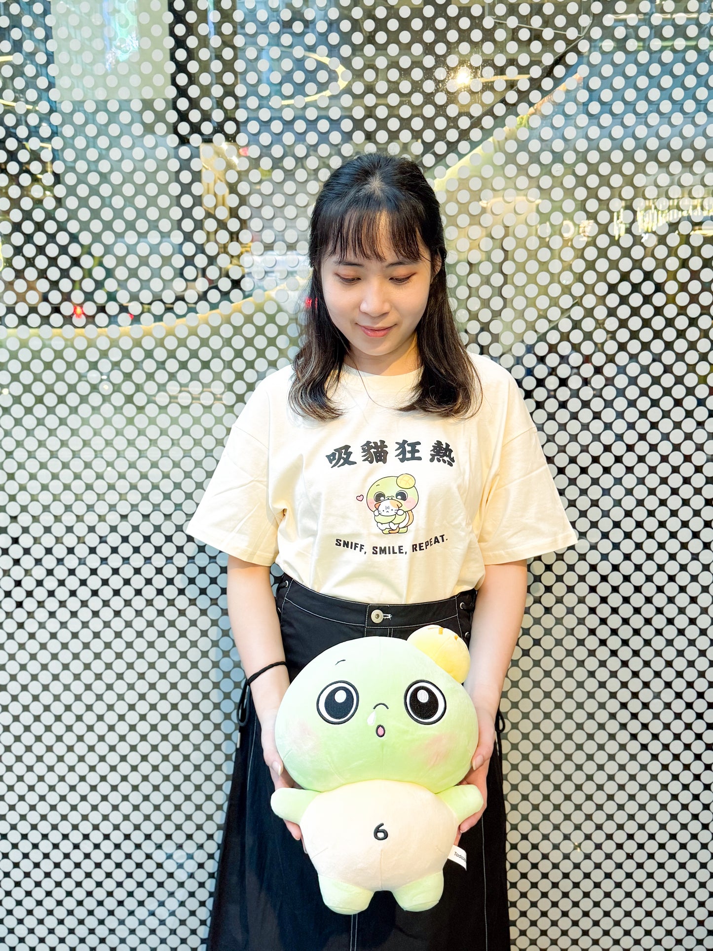 达意小岛- Apollo “Sniff, Smile, Repeat.”-菠蘿龜吸貓狂熱-T裇- Apollo 菠蘿龜 INFP