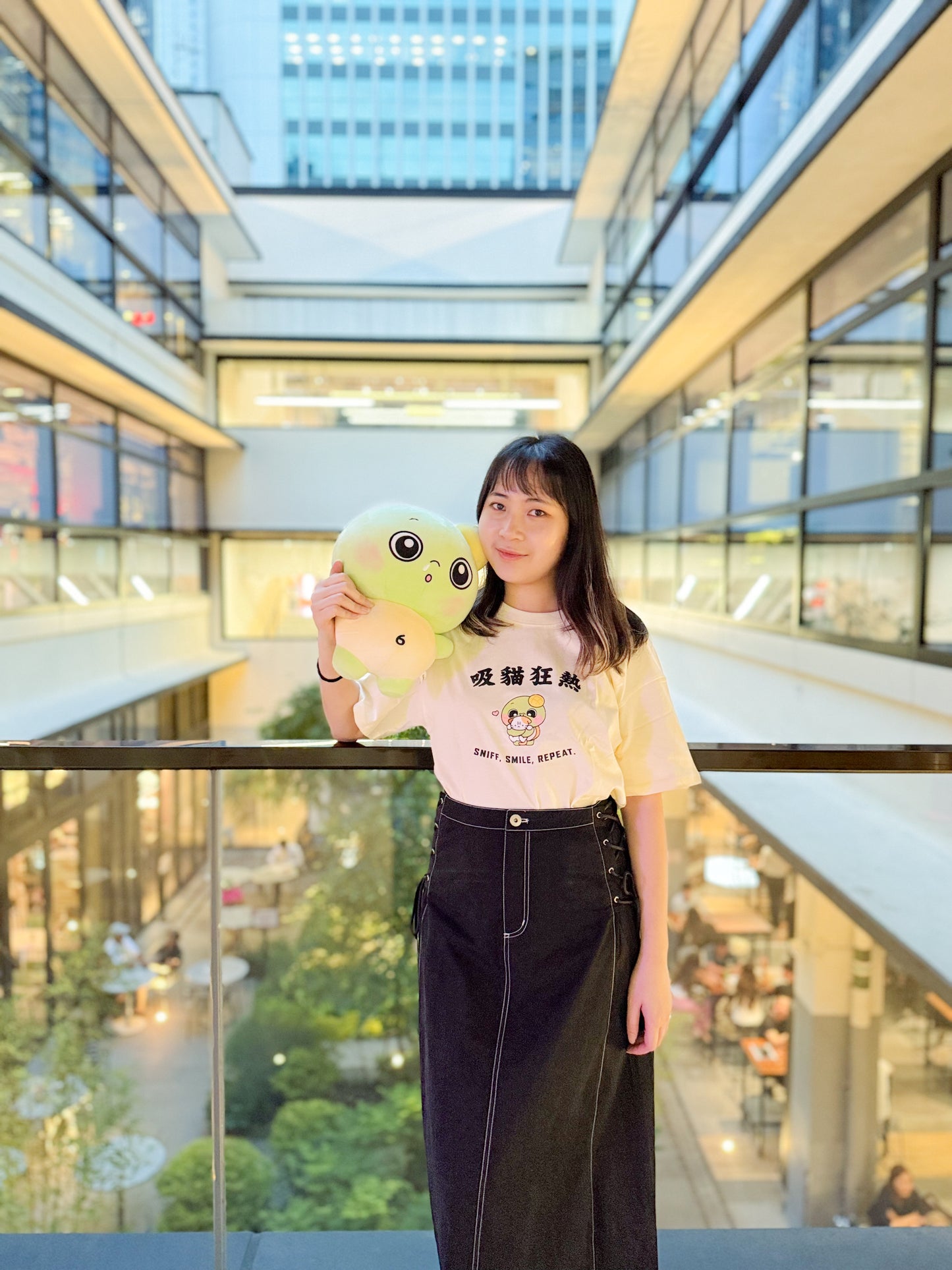 达意小岛- Apollo “Sniff, Smile, Repeat.”-菠蘿龜吸貓狂熱-T裇- Apollo 菠蘿龜 INFP