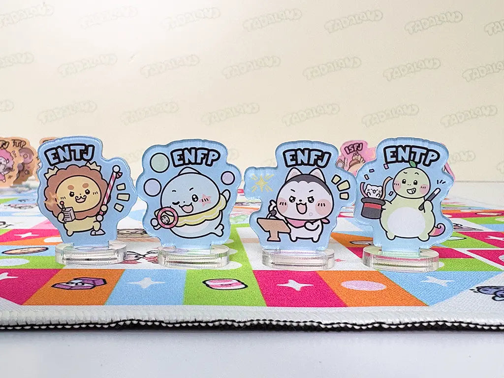 达意小岛-MBTI-Tadamates Aeroplane Chess-Tadamates 飛行棋-Apollo 菠蘿龜 INFP-Roro 蛋卷松鼠 INFJ-Jolly 啫喱海豚 ENFP-Mellow 棉棉兔 ISFP- Cappu-Cappu 咖啡貓頭鷹 INTP