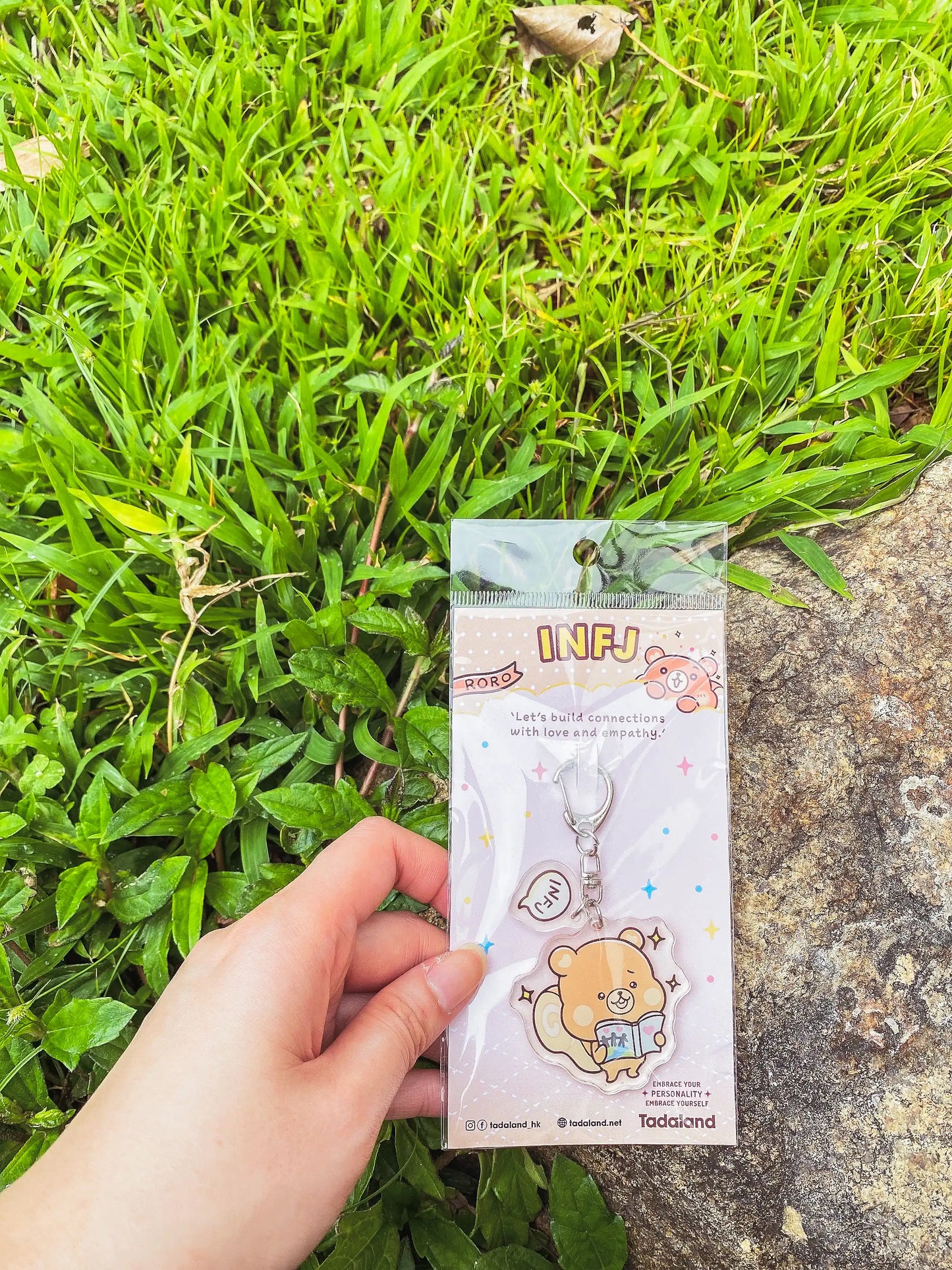 达意小岛-keychains-鎖匙釦- Roro蛋卷松鼠 INFJ