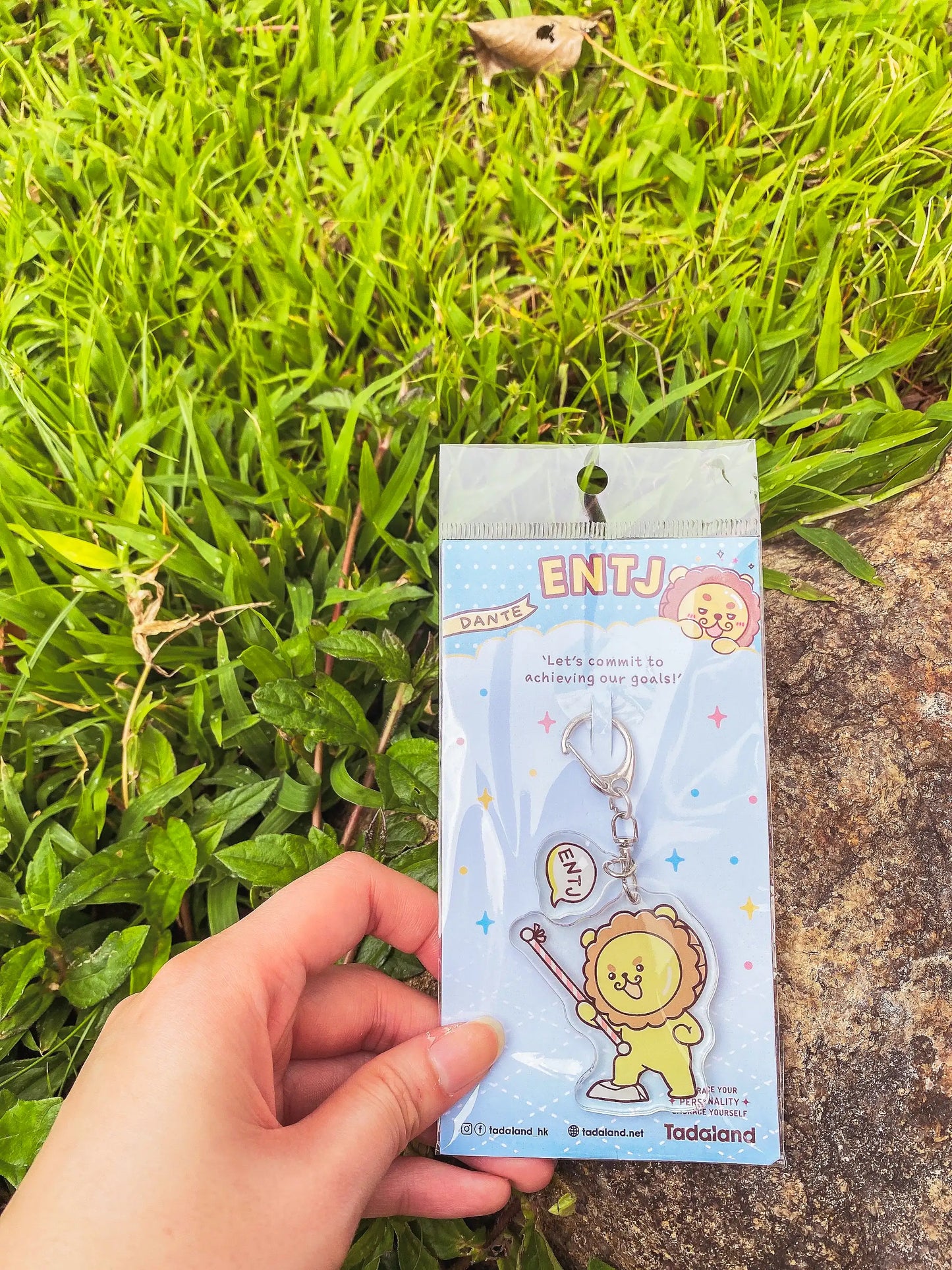 达意小岛-keychains-鎖匙釦-Dante 蛋撻獅子 ENTJ