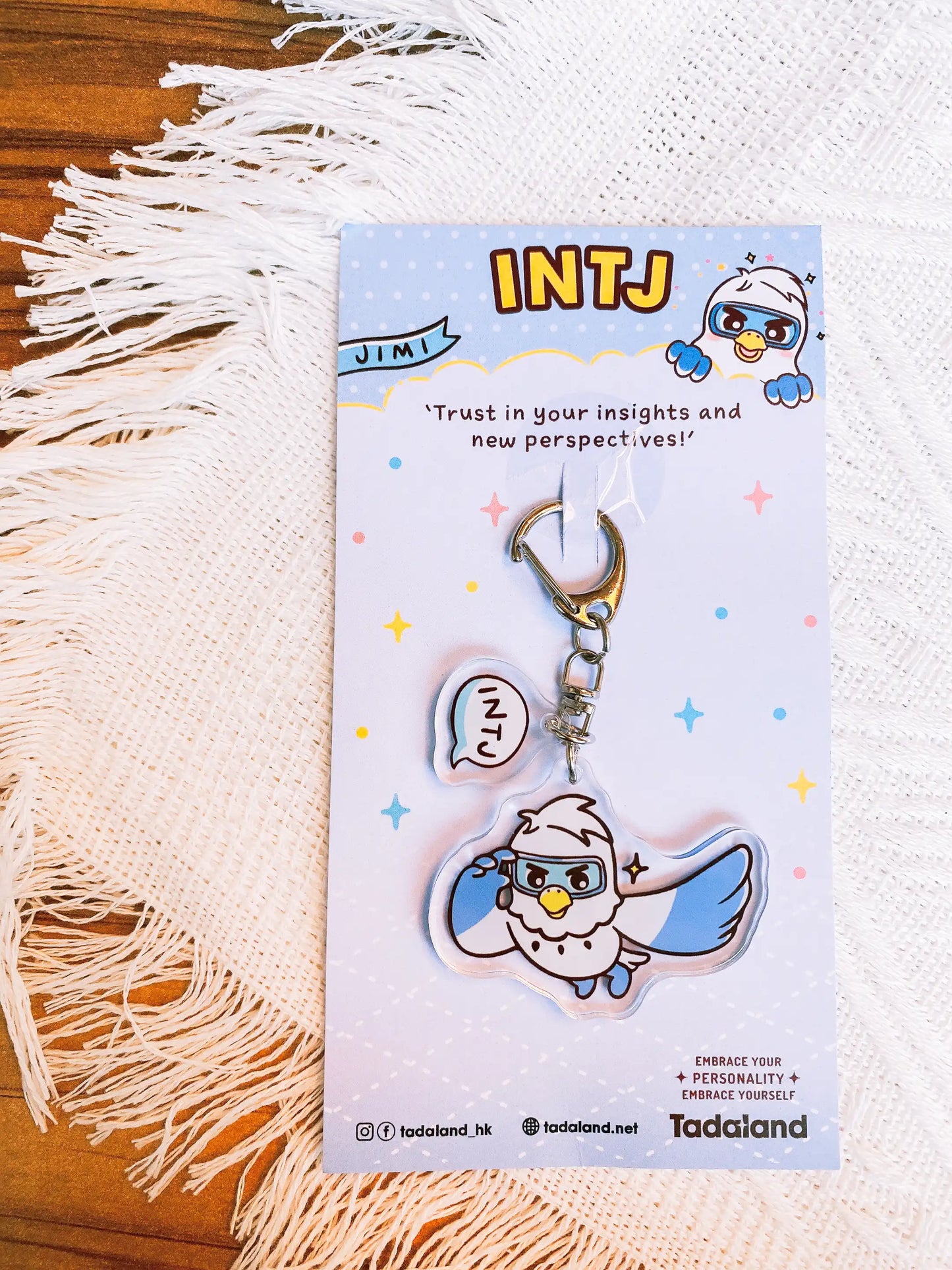 达意小岛-keychains-鎖匙釦-Jimi 芝麻鷹 INTJ