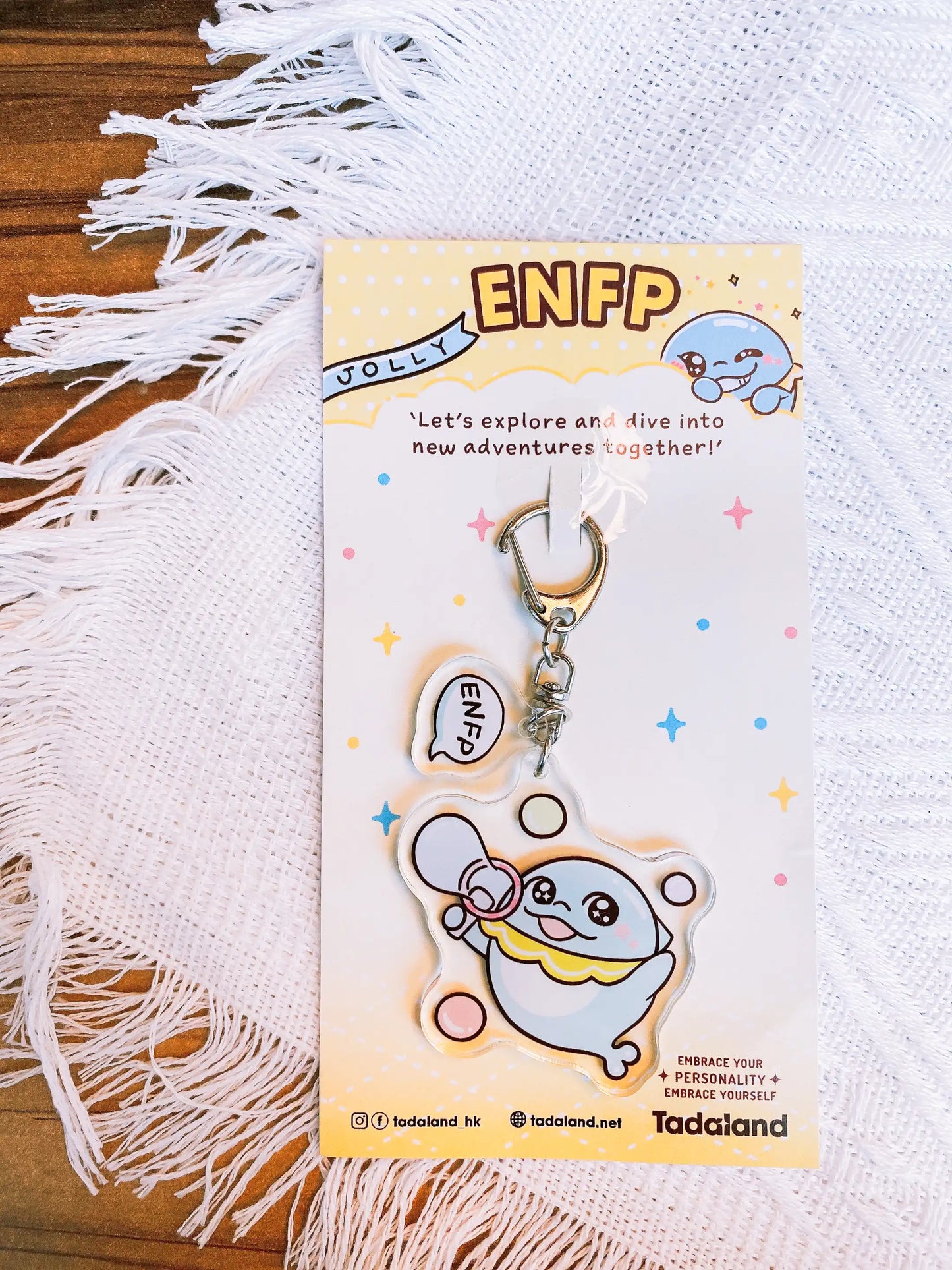 达意小岛-keychains-鎖匙釦- Jolly啫喱海豚 ENFP