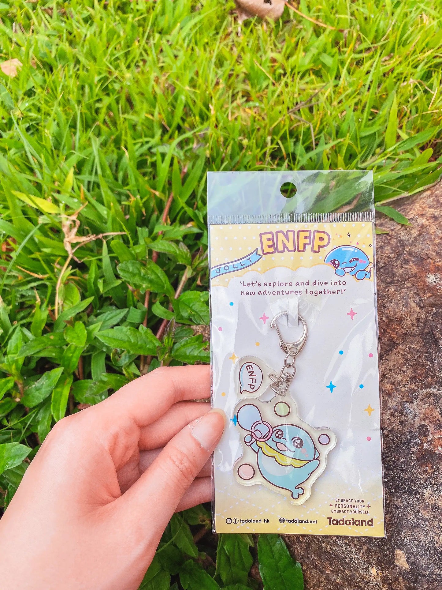 达意小岛-keychains-鎖匙釦- Jolly啫喱海豚 ENFP