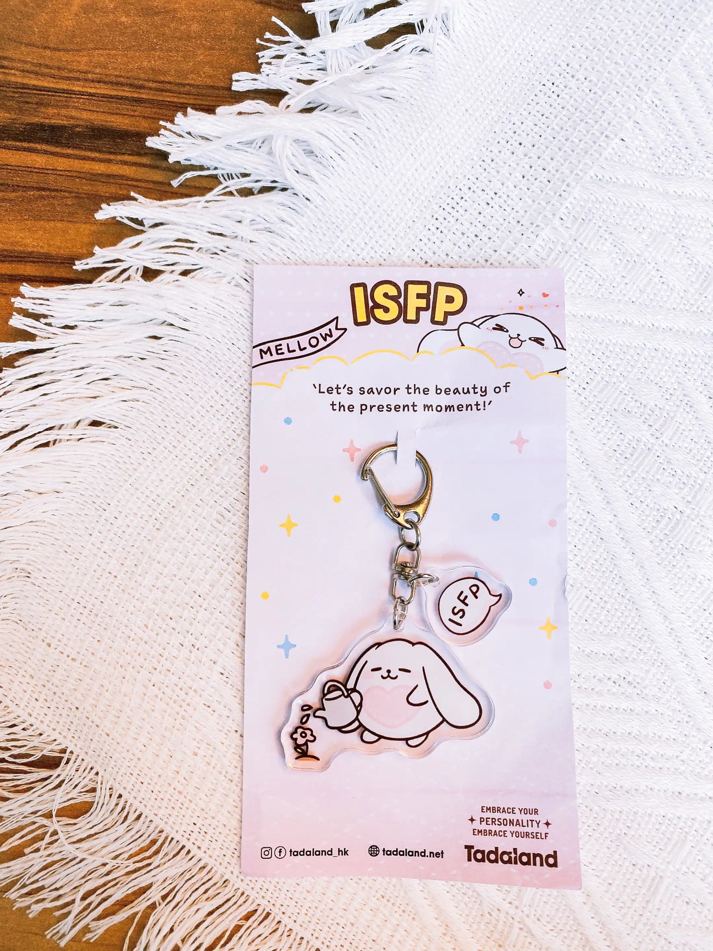 达意小岛-keychains-鎖匙釦- Mellow棉棉兔 ISFP