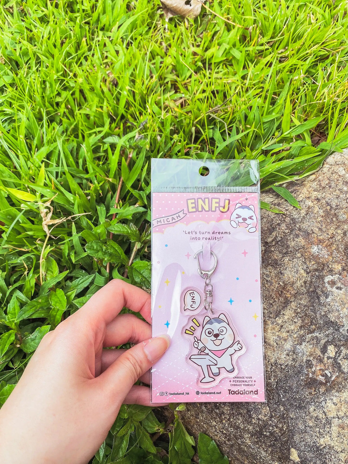 达意小岛-keychains-鎖匙釦-Micah飯糰雪橇犬 ENFJ