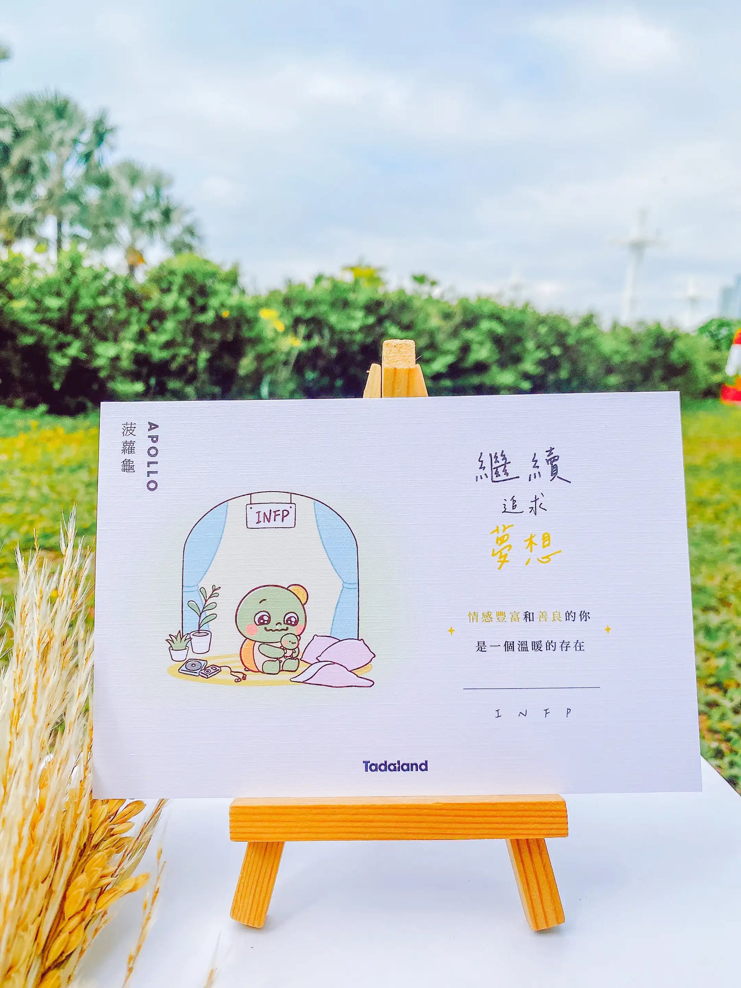 达意小岛-Tadamates Encouragement Cards-心意卡-Apollo菠蘿龜 INFP