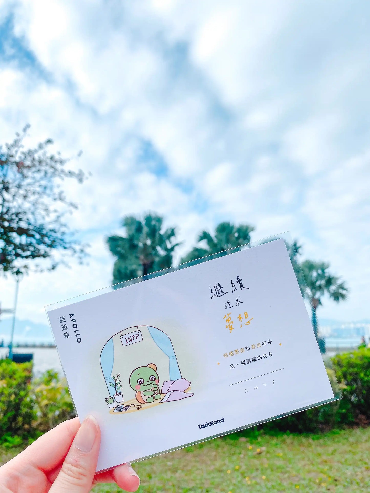 达意小岛-Tadamates Encouragement Cards-心意卡-Apollo菠蘿龜 INFP