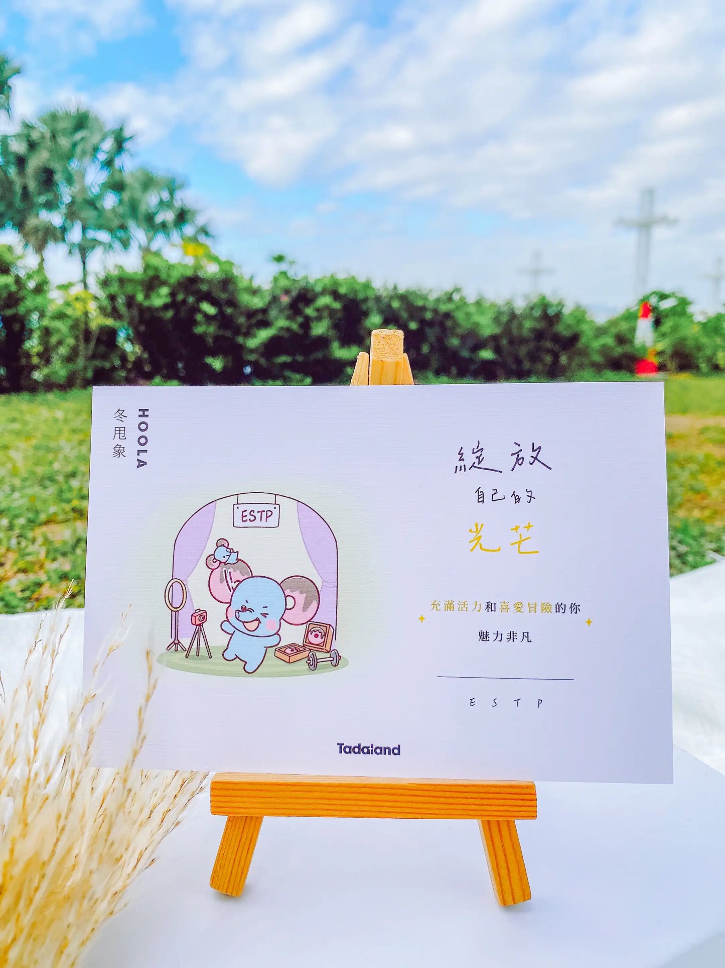 达意小岛-Tadamates Encouragement Cards-心意卡-冬甩象 ESTP