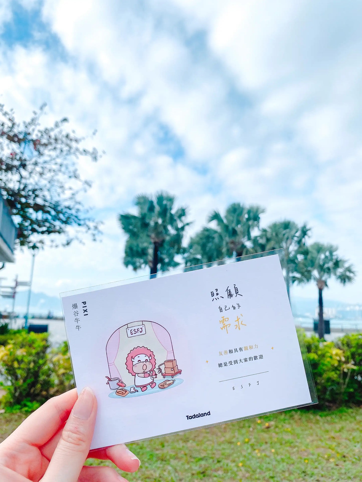 达意小岛-Tadamates Encouragement Cards-心意卡-Pixi 爆谷牛牛 ESFJ
