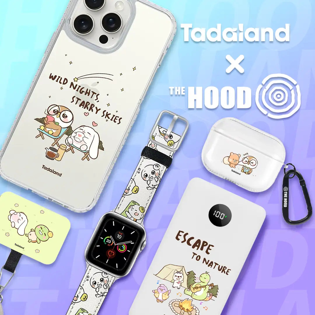 Tadaland x The Hood: Tadaland-themed camping electronic accessories