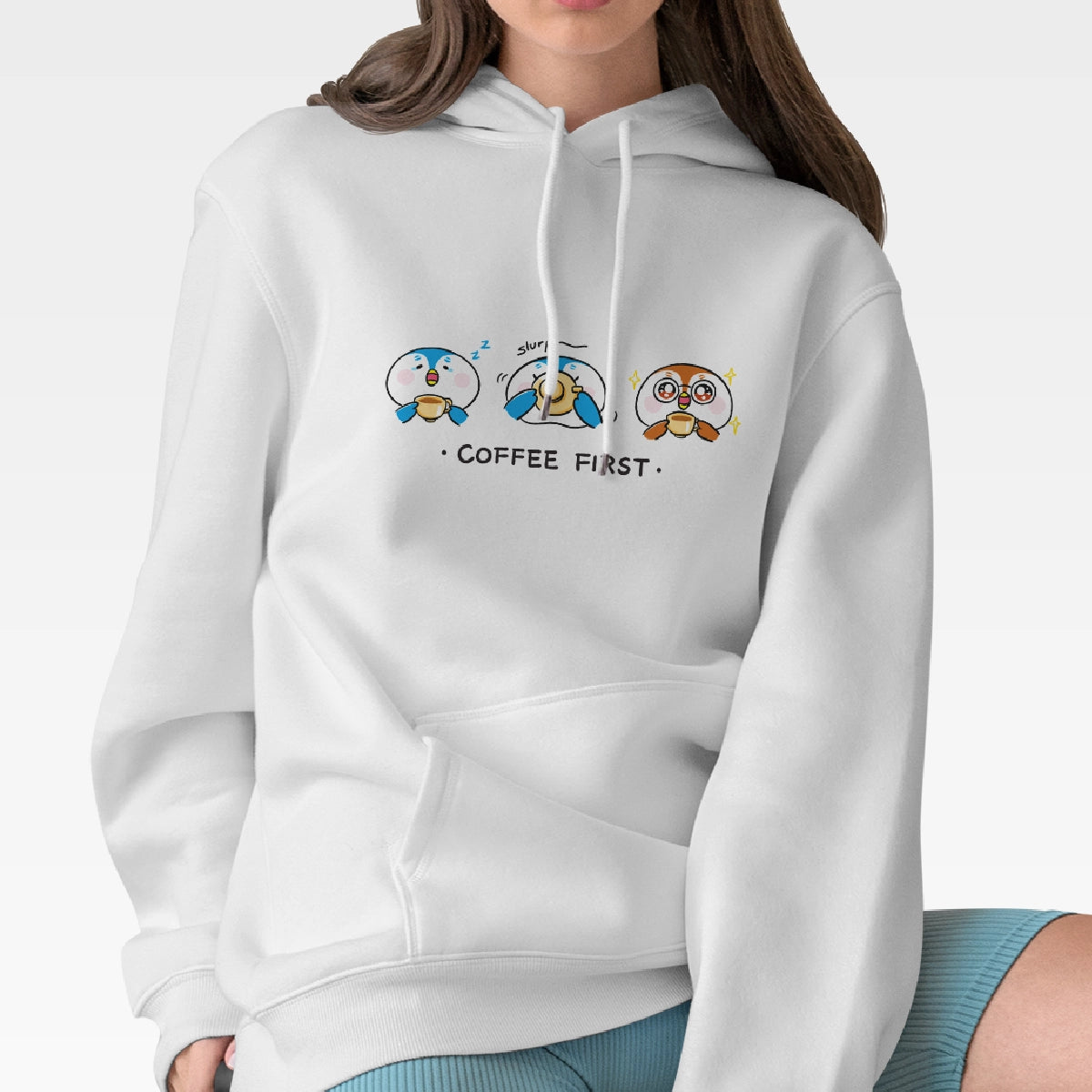 Cappu-Cappu Coffee First Hoodie