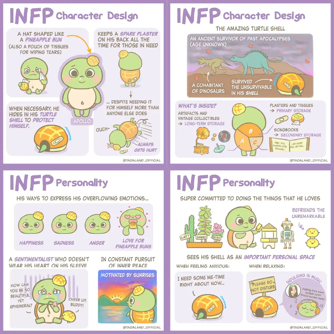 达意小岛-comic 漫畫-菠蘿龜 INFP