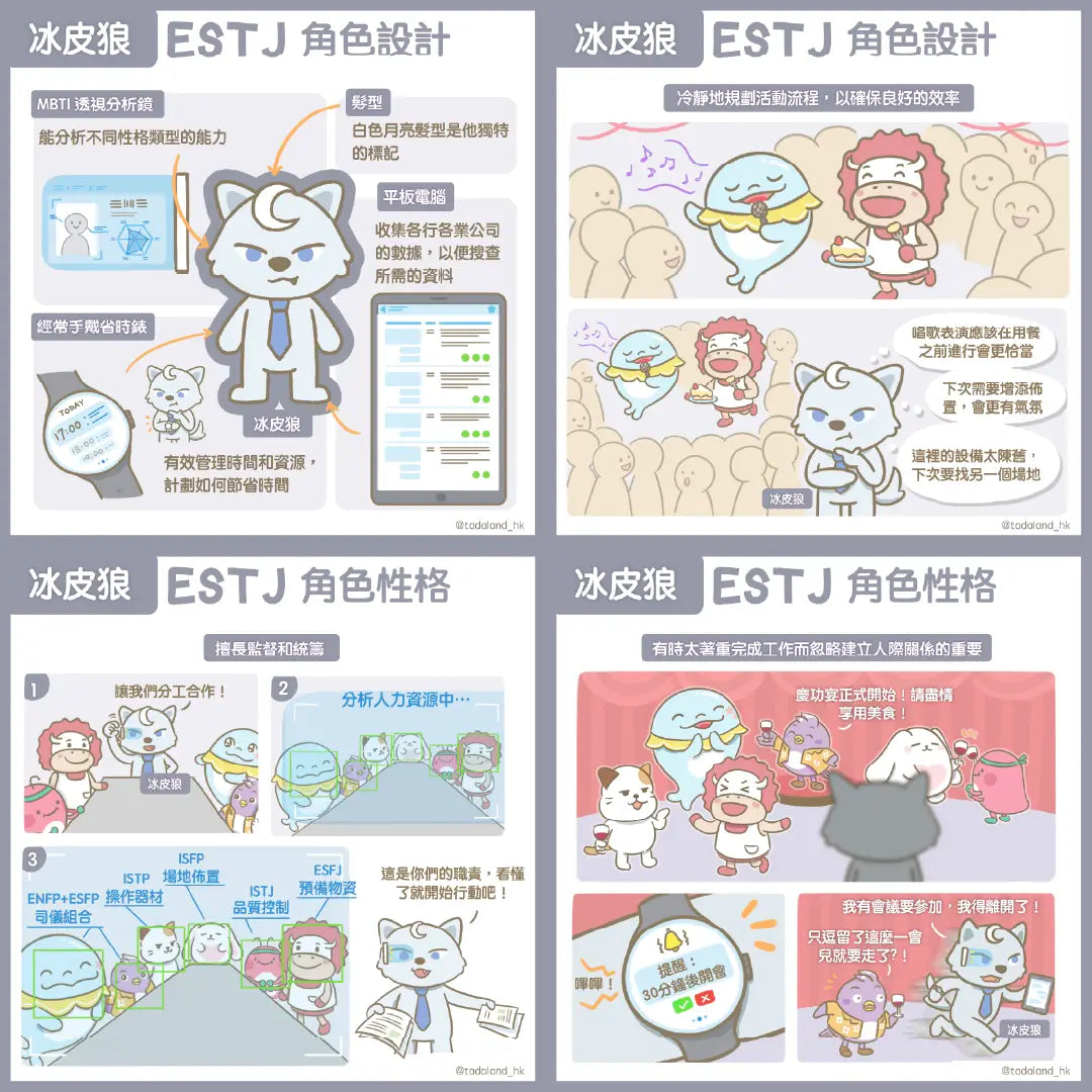 达意小岛-comic 漫畫-冰皮狼-ESTJ