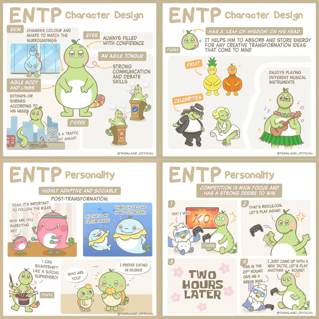 达意小岛-comic 漫畫-啤梨變色龍-ENTP