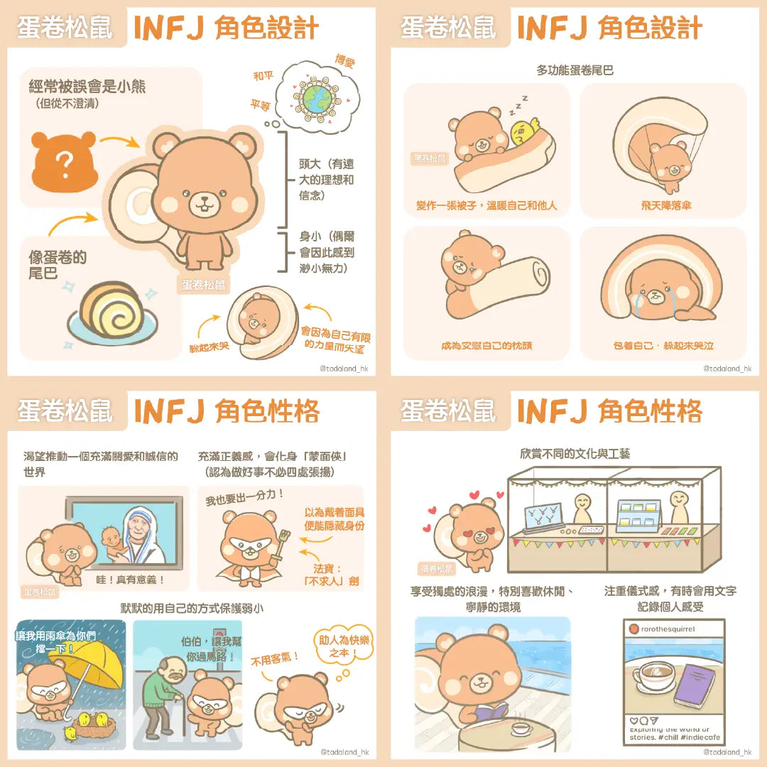 达意小岛-comic 漫畫-蛋卷松鼠-INFJ