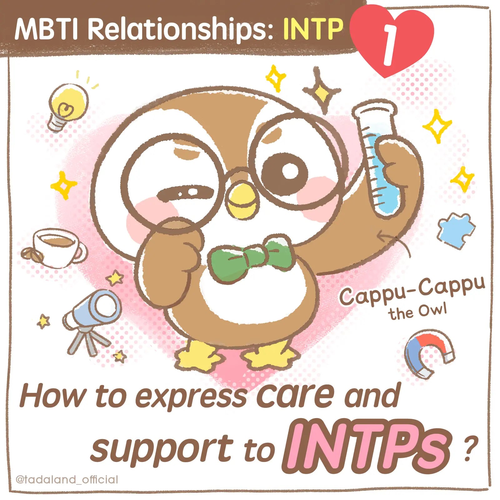 达意小岛-MBTI-如何向 INTP 表達關心與支持？- Cappu-Cappu咖啡貓頭鷹