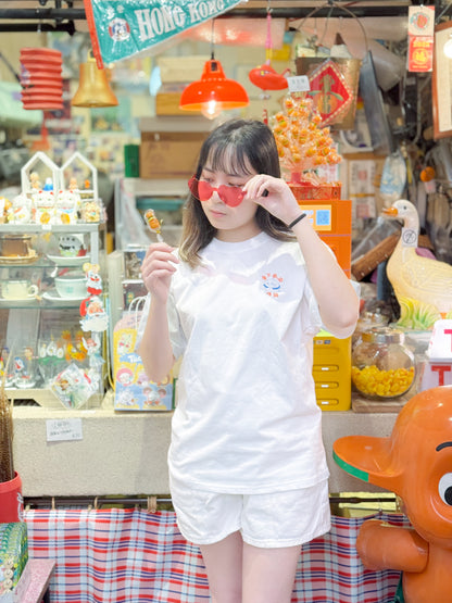 达意小岛- We Are Extroverts  - E人-T裇- Hoola 冬甩象 ESTP- Taro 香芋燕 ESFP- Jolly 啫喱海豚 ENFP- Pierre 啤梨變色龍 ENTP- Cres 冰皮狼 ESTJ- Pixi 爆谷牛牛 ESFJ- Micah 飯糰雪橇犬 ENFJ- Dante 蛋撻獅子 ENTJ