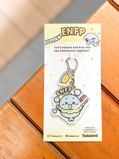 达意小岛-keychains-鎖匙釦- Jolly啫喱海豚 ENFP