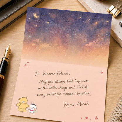 Forever Friends x Tadaland Greeting Card