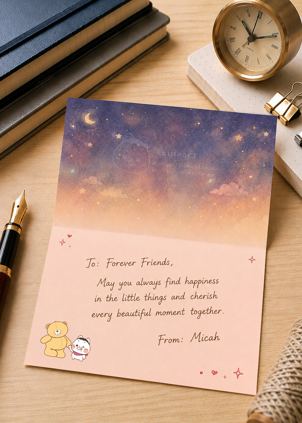 Forever Friends x Tadaland Greeting Card