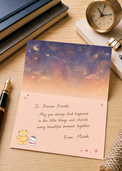 Forever Friends x Tadaland Greeting Card