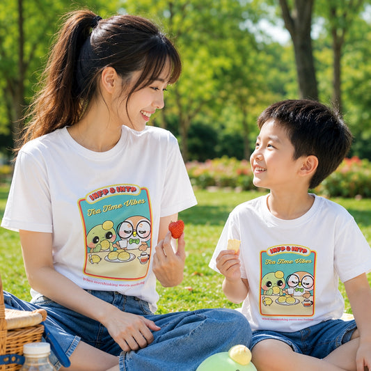 Family Matching Tee Set – Tea Time Vibes