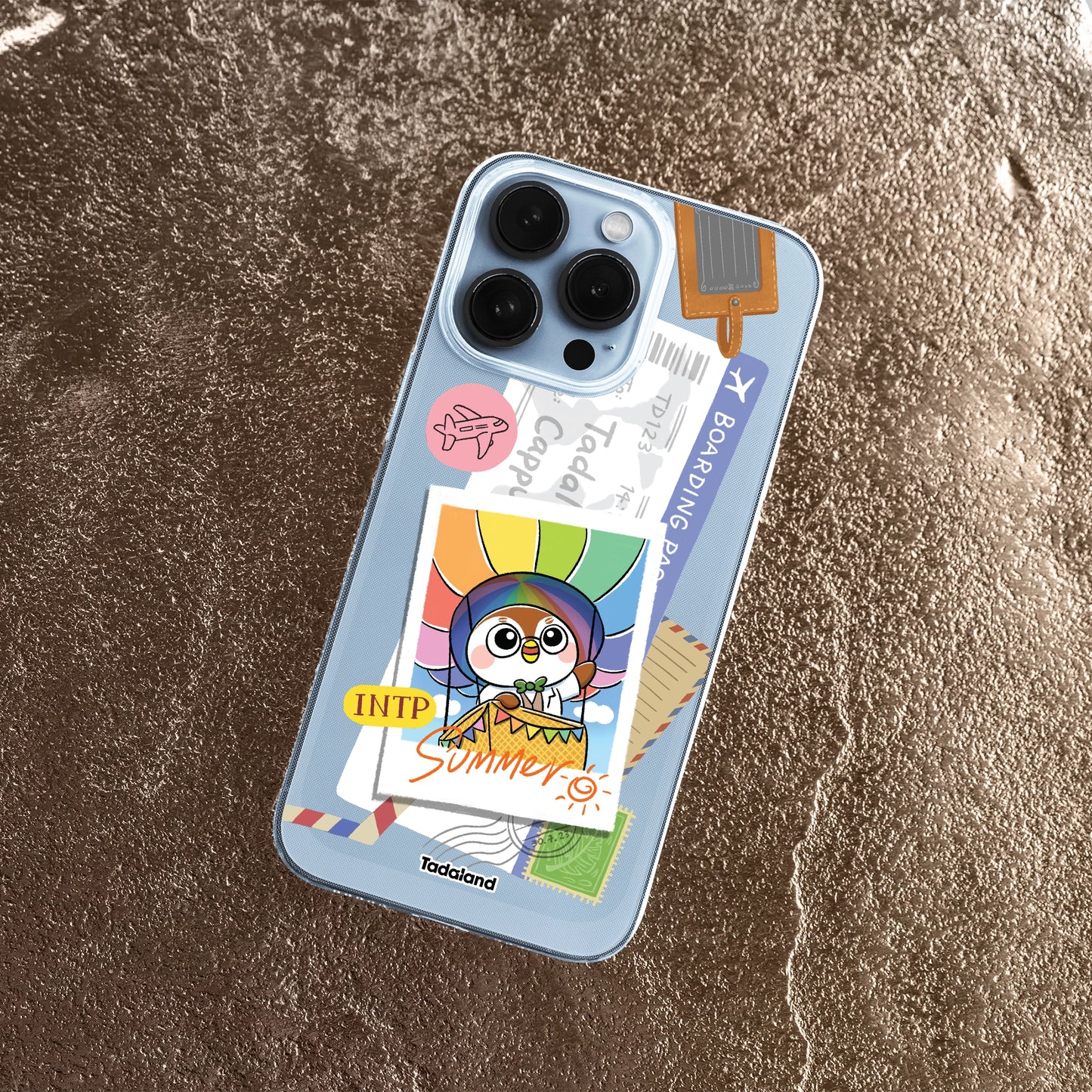 Cappu-Cappu Summer Travel Series Clear Phone Case (MBTI INTP)